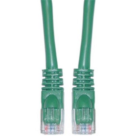 AISH Cat6 Green Ethernet Patch Cable  Snagless Molded Boot  10 foot AI212404